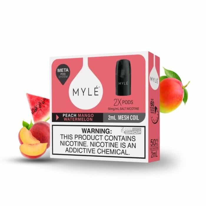 Peach Mango Watermelon Myle V5 Pods