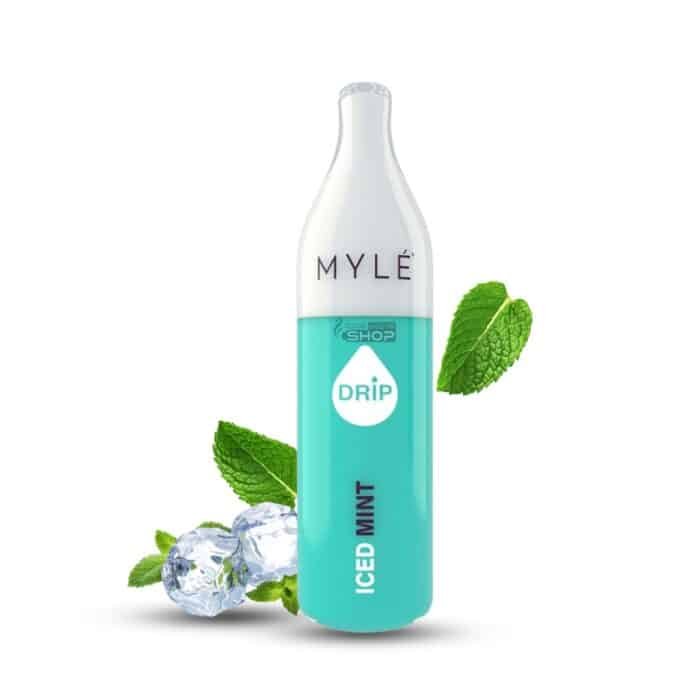 myle drip iced mint flavours 2500 puffs